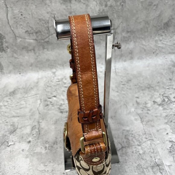 COACH SOHO Flap Legacy Signature Hand Bag - Picture 8 of 16